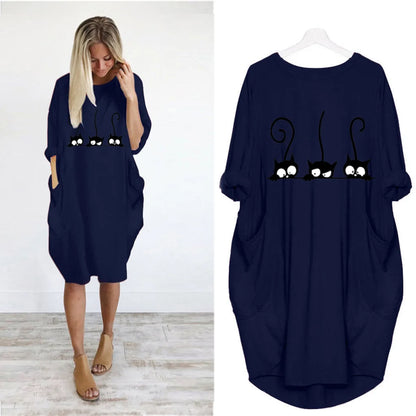 Long Sleeved Plus Size Dress