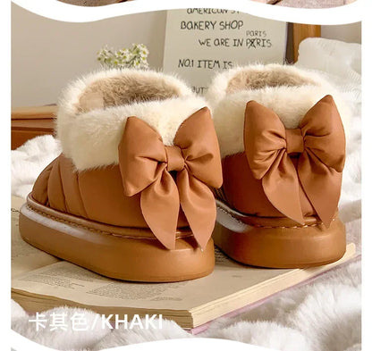 Cute Warm Ankle Waterproof Snow Boots
