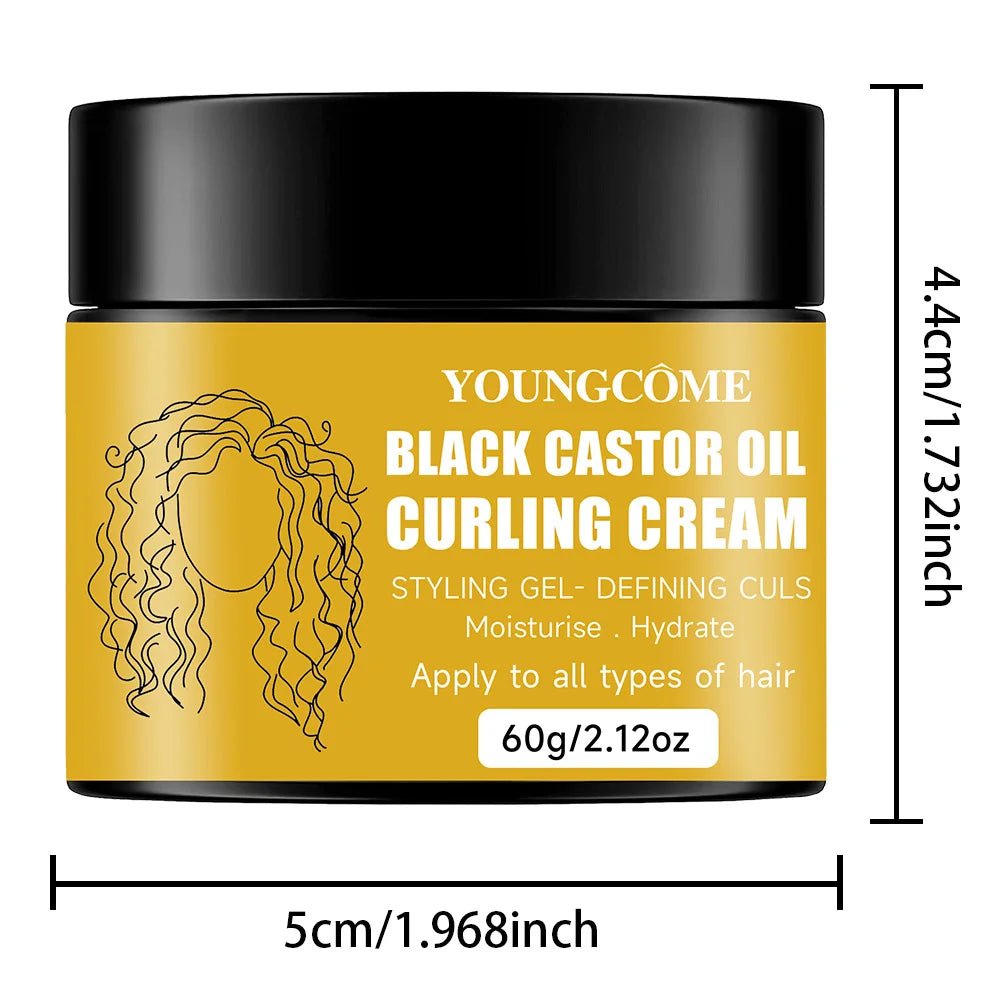 Black Castor Oil Hair Conditioner Ultra-Moisturizing & Curl-Defining Treatment