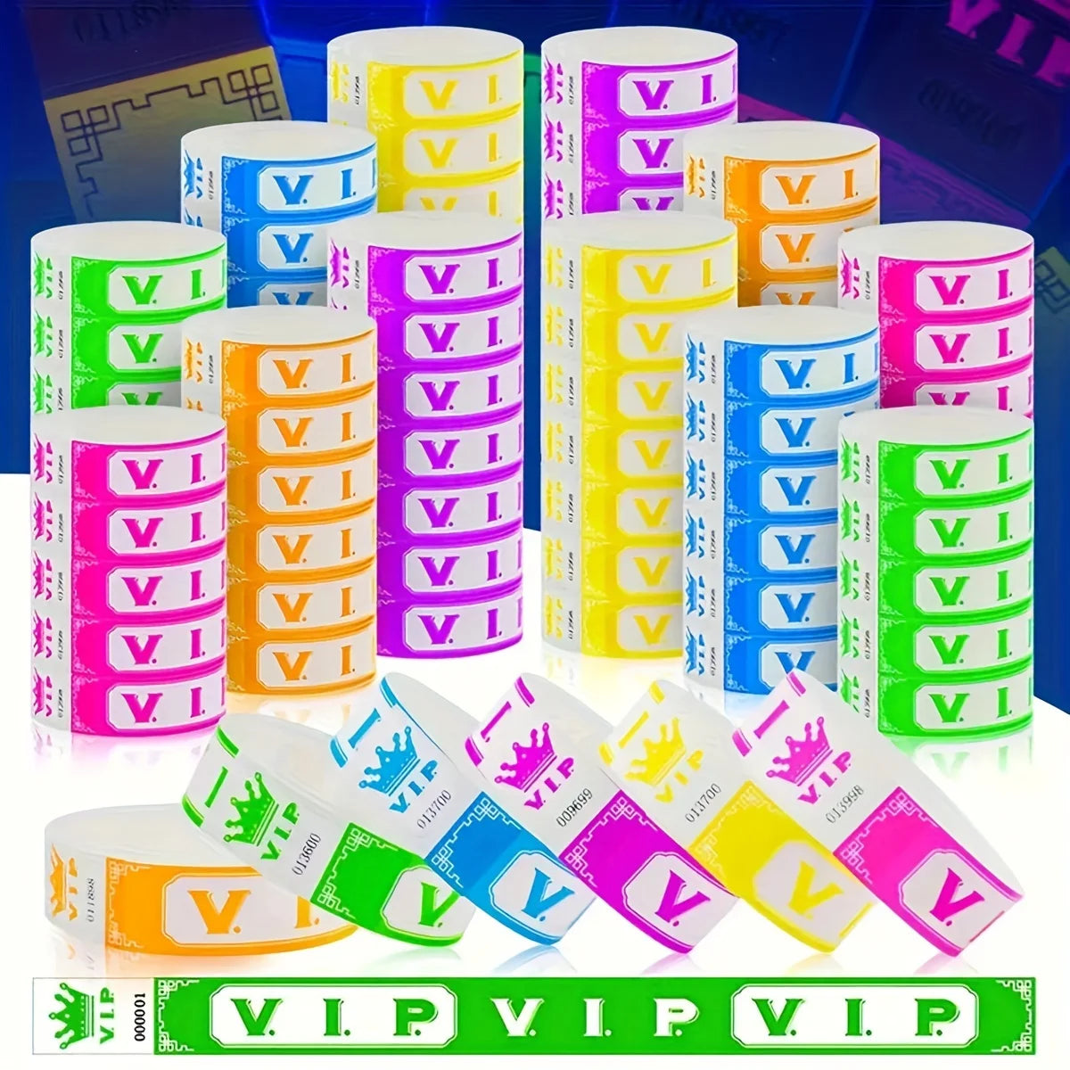 VIP Paper Waterproof Identification Wristbands