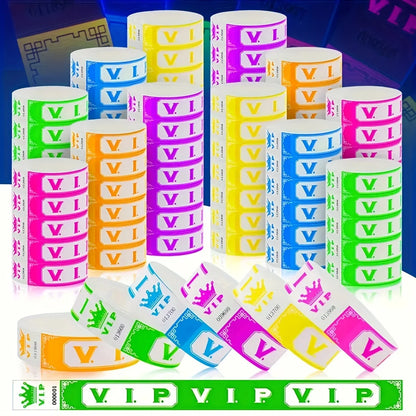 VIP Paper Waterproof Identification Wristbands