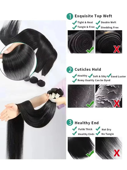 Straight Bundle Human Hair 100%