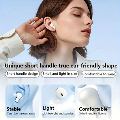 Lenovo Pro 5s Headphones Mini Portable Wireless Bluetooth Earphones Noise Reduction and Long Battery