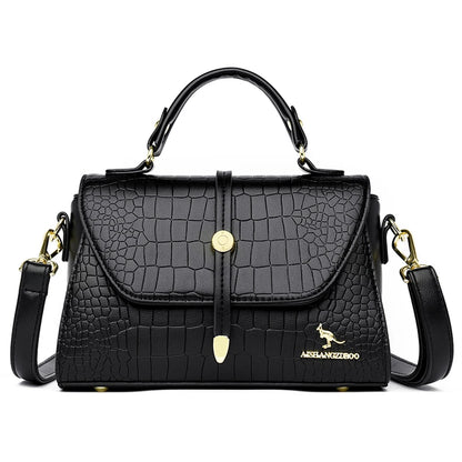 Crocodile Leather Crossbody Shoulder Messenger Sac Luxury Handbags