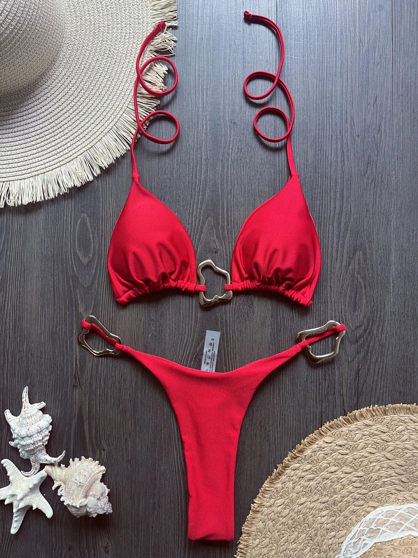 Sexy Halter Micro Swimsuit Bikinis Set