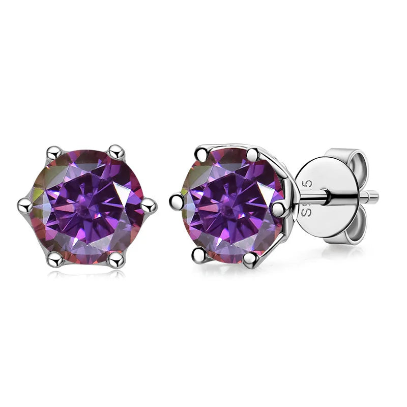 DANA 1/2/4CT VVS Russian Diamond Earrings