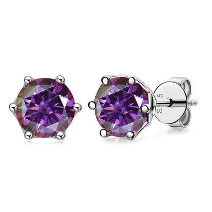 DANA 1/2/4CT VVS Russian Diamond Earrings