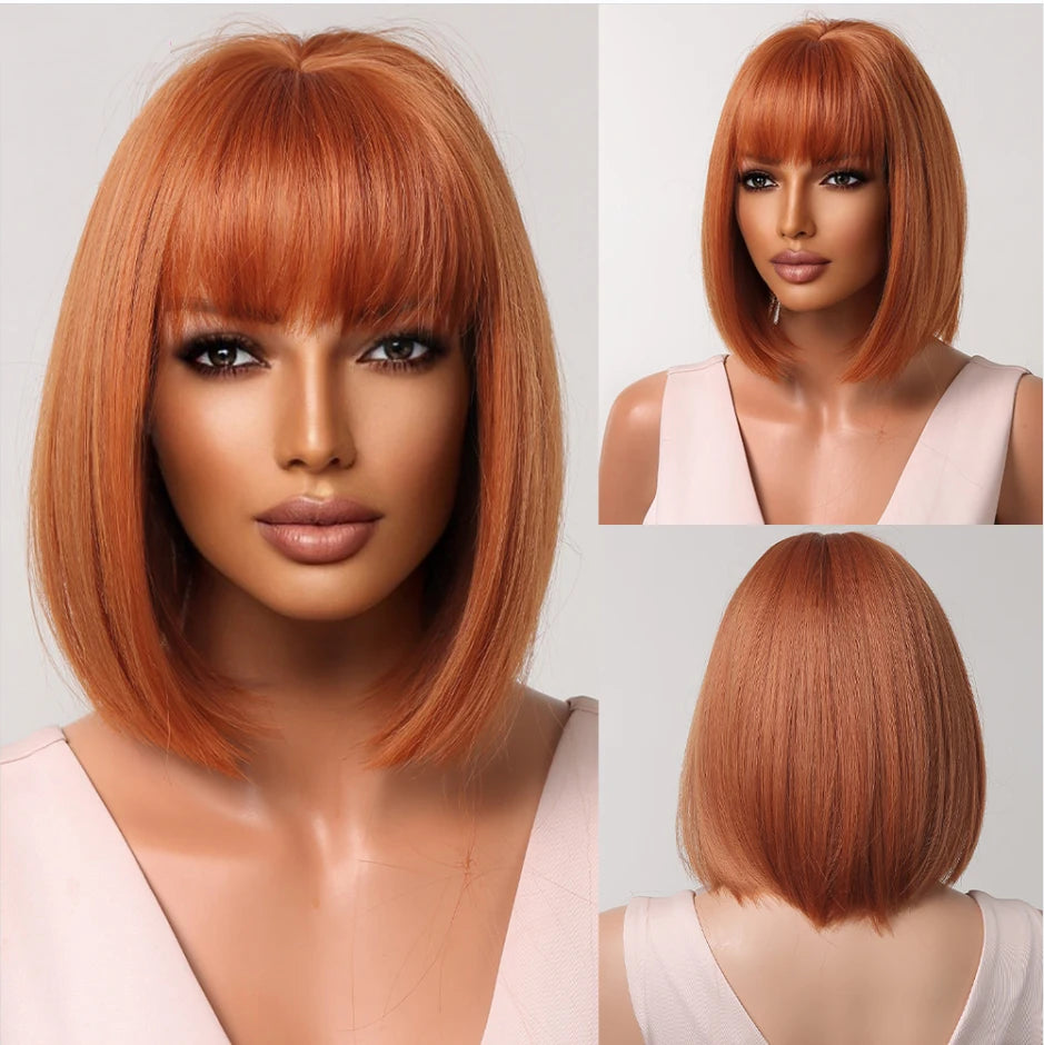 White Blonde Gray Synthetic Wigs