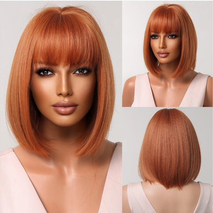White Blonde Gray Synthetic Wigs
