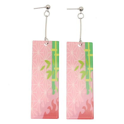 Acrylic Demon Drop Long Earrings