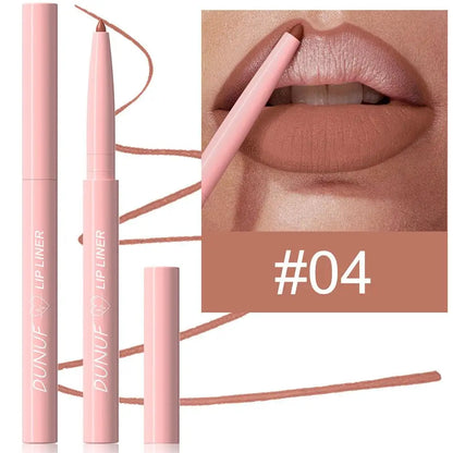 6Pcs Velvet Matte Lip Liner Pencil Lip Contours Makeup Set
