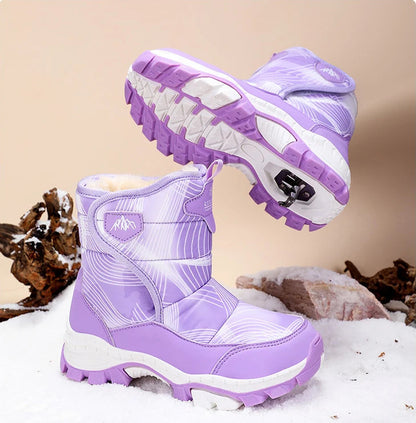 Anti-Slip  Fleece and Thickened Warm Cotton Snow Boots
