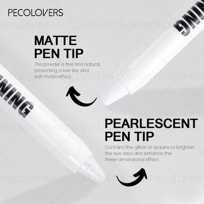 Glitter Pearly Highlighter Waterproof Pen