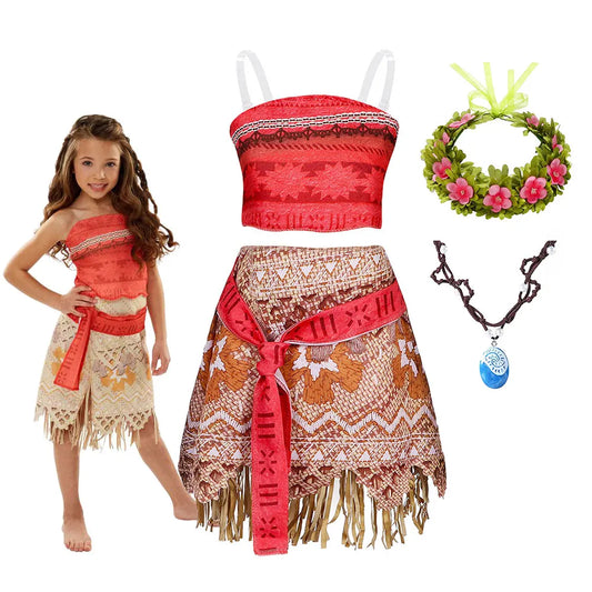 Cartoon Costume Cosplay Moana Halloween