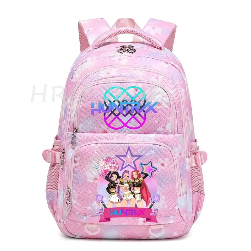 K-pop Demon Hunters Backpack Girls Boys Youth School Bags