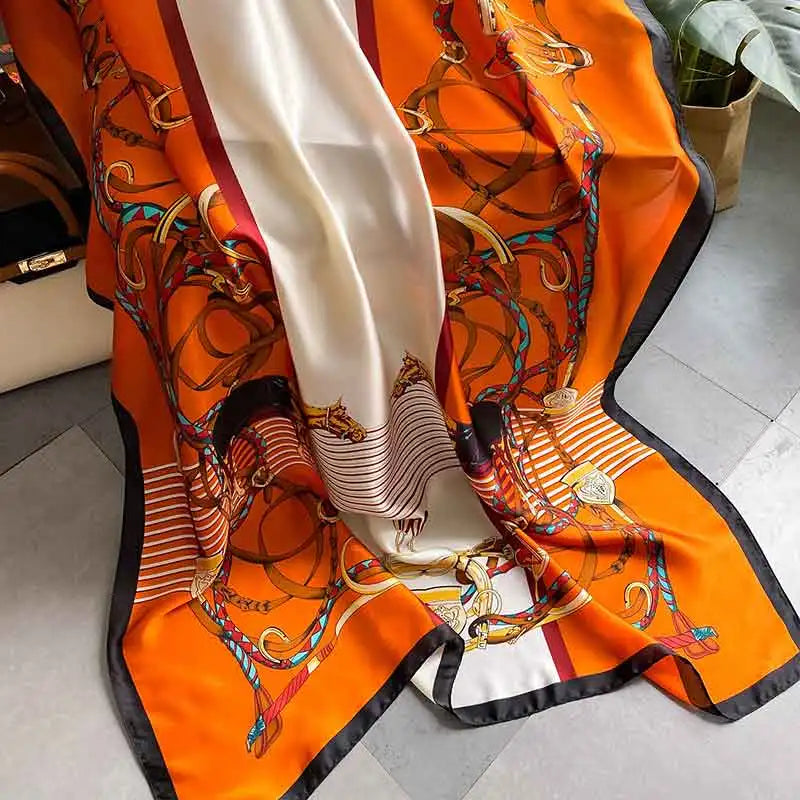 Pañuelos de seda para la cabeza