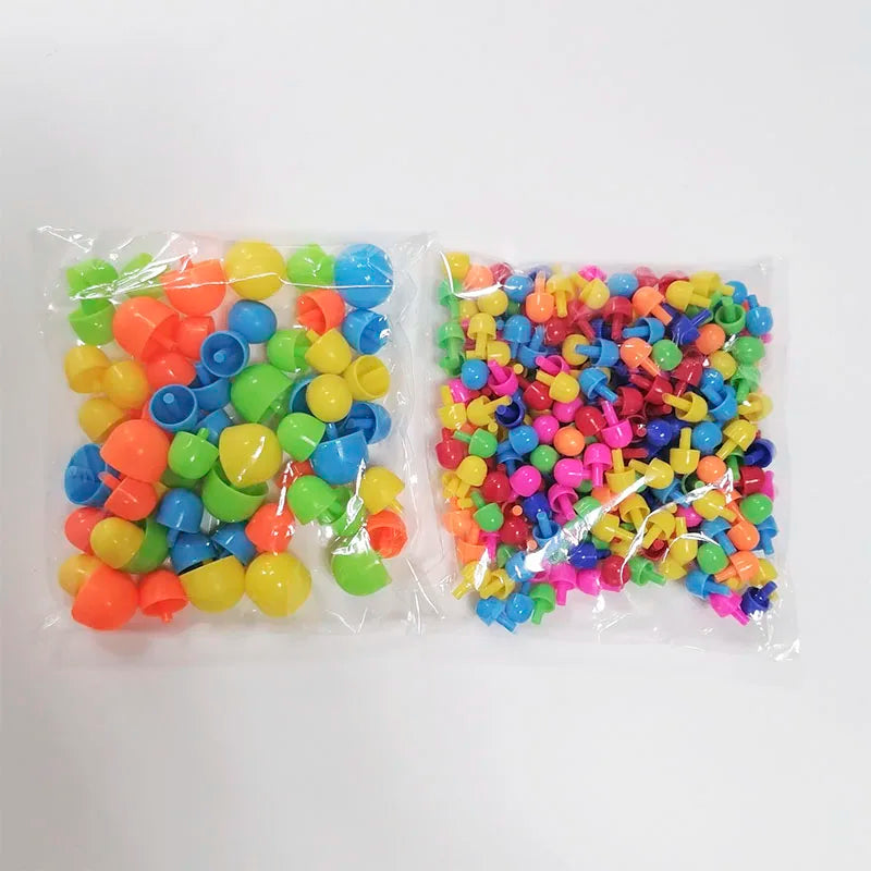296Pcs Mushroom Nail DIY Puzzle Educational Toys