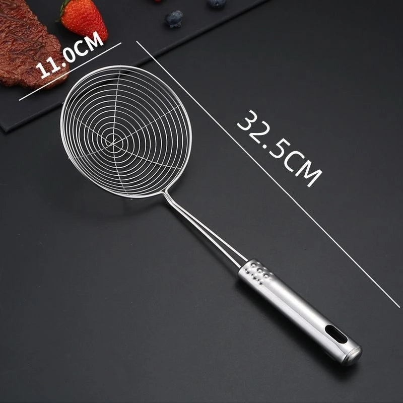 Stainless Steel Fine Mesh Skimmer Spoon
