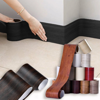 1pc 5m Self-adhesive Wall Trim Line Skirting Border