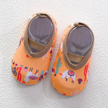 Baby Socks Shoes Learning Walking Anti-Skid Slippers