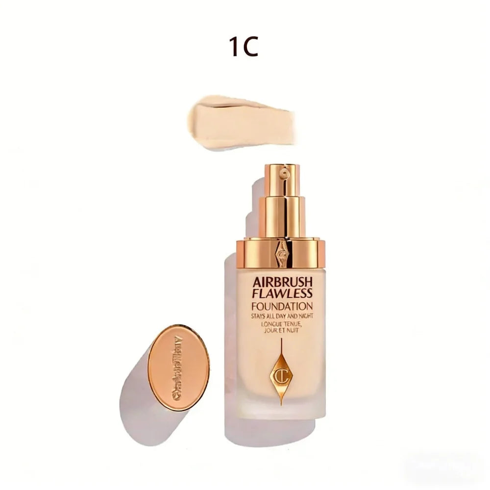 Charlotte Tilbury Liquid Foundation Cushion Foundation Setting Spray Pressed Powder Concealer Natural Hydrating Flawless Makeup