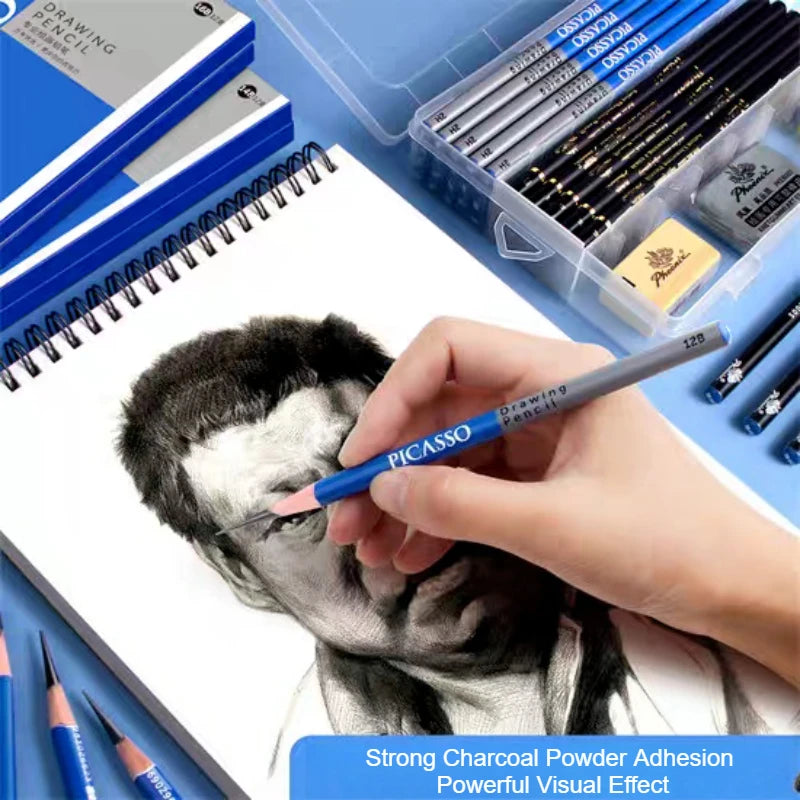 PHOENIX PICASSO Professional Sketching Pencils 2B/8B/14B
