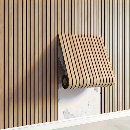 Thick Brown Grid Peel and Stick Wallpaper Home Decoration