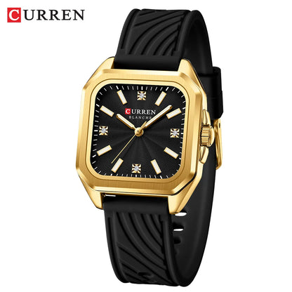 Minimalist Square Quartz Casual Sports Silicone Watches