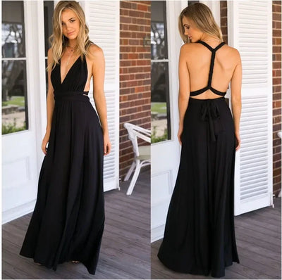 Rust Bridesmaid Dress Infinity Multiway Maxi Bridesmaid Dress