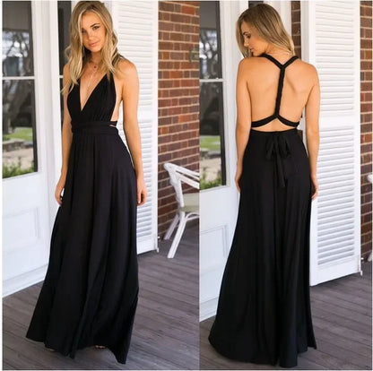 Rust Bridesmaid Dress Infinity Multiway Maxi Bridesmaid Dress