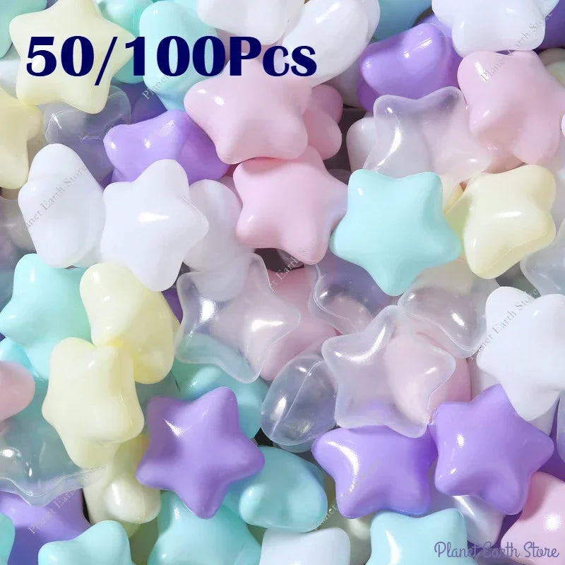 Ball Pit Balls Pack Star and Round BPA Soft Plastic Balls