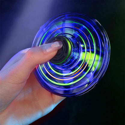 LED Flying UFO Spinner Fingertip  Aircraft Toy