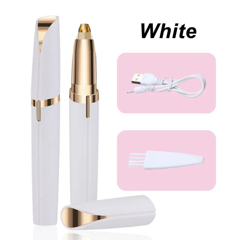 Electric Eyebrow Trimmer Eye Brow Shaper Pencil Face Hair Remover