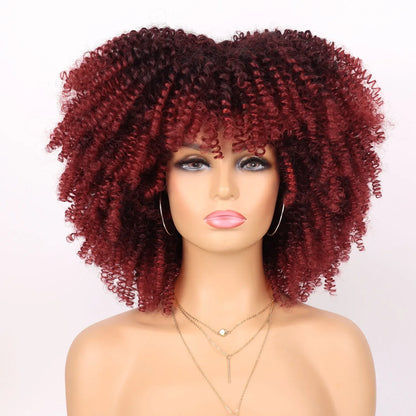 Synthetic Short Curly Wigs