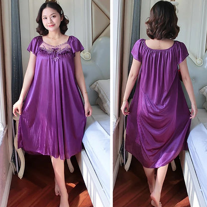 Silk Short Sleeve Pyjama