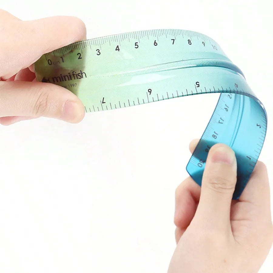 20cm Soft Ruler  with Gradient Ombre Style and Length Measured