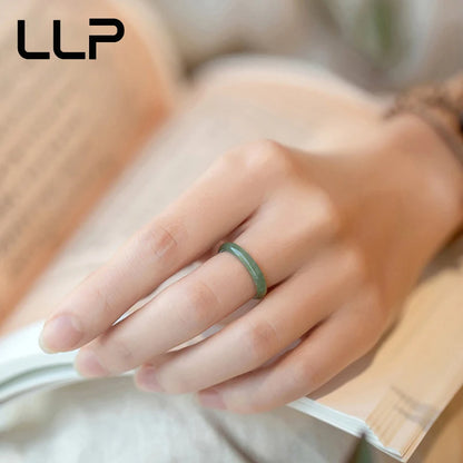 Natural A Cargo Bean Seed Emerald Ring