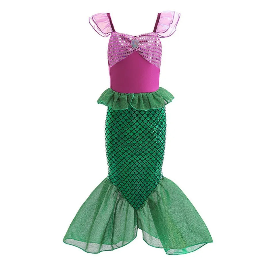 Elsa Anna Jasmine Rapunzel Pageant Cosplay Costume