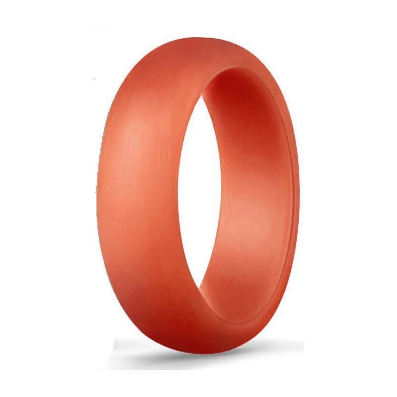 Silicone Hypoallergenic Crossfit Flexible Rubber Finger Rings