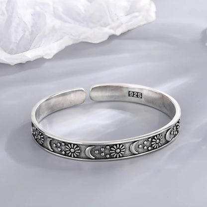 925 Sterling Silver Bangle Bracelet Set