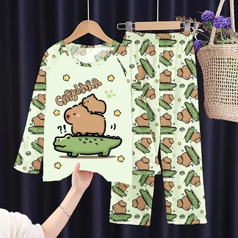 Sleepers Cartoon Boutique Long Sleeve 3 4 5 6 7 8 9 10 11 12 Yrs Pajamas