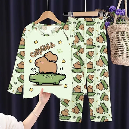 Sleepers Cartoon Boutique Long Sleeve 3 4 5 6 7 8 9 10 11 12 Yrs Pajamas