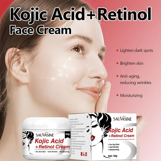 Kojic Acid Retinol Cream Skin Whitening Cream