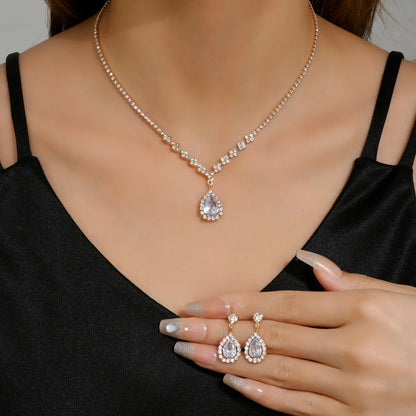 Droplet Necklace Banquet Set