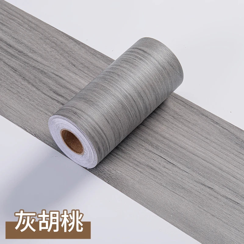 1 Roll Thickened Imitation Wood Grain Skirting