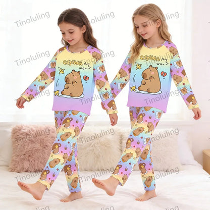Sleepers Cartoon Boutique Long Sleeve 3 4 5 6 7 8 9 10 11 12 Yrs Pajamas