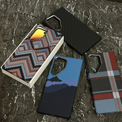 Carbon Fiber Wireless Magsafe Samsung Case Cover