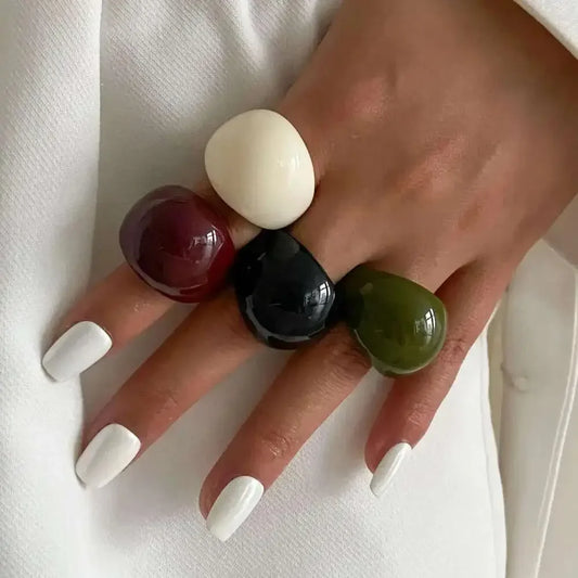 Trend Boho Geometric Rings