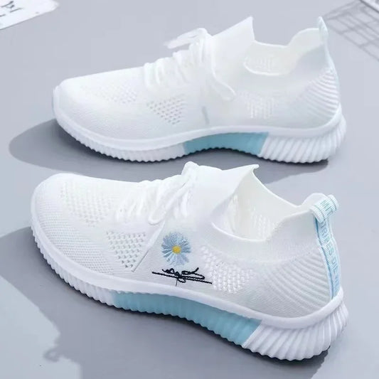 Tenis Vulcanize Air Mesh Breathable Gym Sports Sneakers