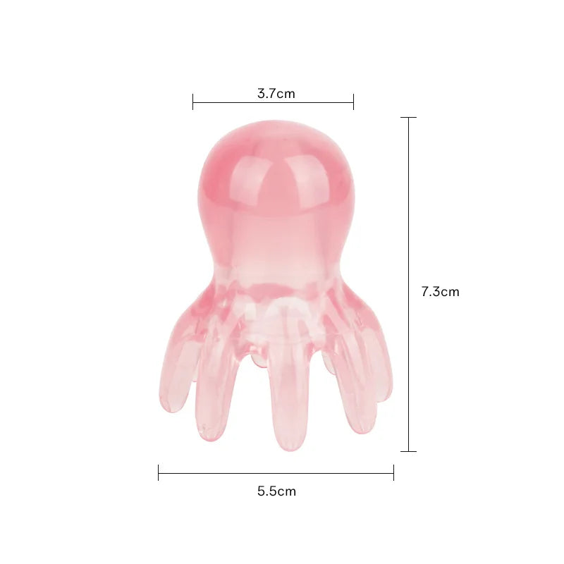 Octopus Head Massager Comb Head Meridian